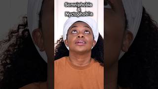 Phobias as Makeup Somniphobia amp Nyctophobia makeupshorts phobia [upl. by Aihn]