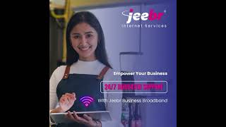 Empower Your Business with HighSpeed Reliable Broadband Solutions  Jeebr Internet jeebrinternet [upl. by Weinshienk301]