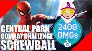 Turf Wars Screwball Combat Challenge Central Park  SpiderMan PS4 GamePlay [upl. by Esimaj]