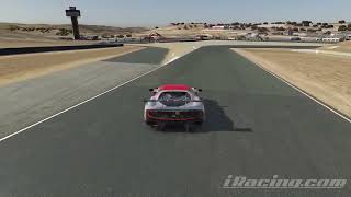 Laguna Seca 12275  Ferrari 296 Fixed  IRacing [upl. by Egor]