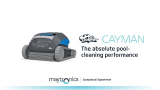 Maytronics Dolphin Cayman robotic pool cleaner top features [upl. by Othilie]