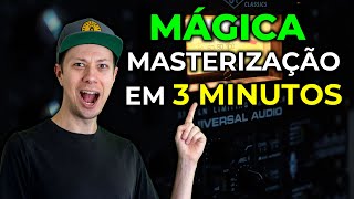 MASTERIZAÇÃO PROFISSIONAL EM 3 MINUTOS  Como masterizar a sua Música Online Mixagem e Masterização [upl. by Glenna]