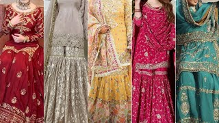 hamara Pakistani gharara suit designing detail by Khushi Maqbool explain [upl. by Kienan547]