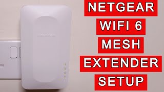 Netgear EAX12 AX1600 WiFi 6 Mesh Range Extender Setup Speed test amp Review [upl. by Irwinn]