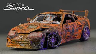 Restoration Abandoned Toyota Supra MK4  Full Rebuild [upl. by Olive]