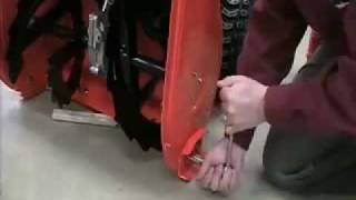 How to Raise a Scraper Bar on a Snow Thrower [upl. by Ayn]