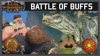 Greasus the Blob King  Ogres vs Lizardman  Total War Warhammer 3 Multiplayer [upl. by Aneelas]