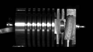 Vacuum Engine with Internal Valve Side View in Slowmotion [upl. by Kincaid860]