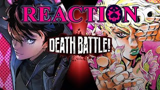 Yves  Jem React to Joker VS Giorno Persona VS JoJos Bizarre Adventure  DEATH BATTLE [upl. by Ennovyhs]