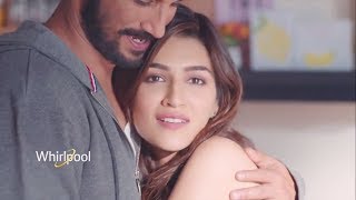 kriti sanon and Sushant singh rajput Cute ad for whirlpool acair conditioner [upl. by Yevreh]