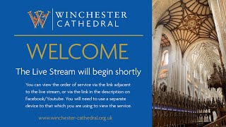 021923 Evening Prayer with Hymns live from Winchester Cathedral 🇺🇦 [upl. by Waxler425]