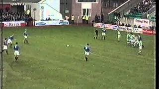 Jorg Albertz Goal vs Hibs SPL 12th October 1996 [upl. by Dermott]