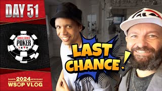 SUPER TURBO FINALE with PHIL IVEY  Daniel Negreanu 2024 WSOP VLOG Day 51 [upl. by Novelia]