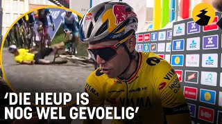 Dit zegt Wout van Aert voor Dwars door Vlaanderen [upl. by Idaf]