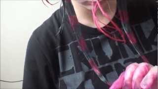 Dying my hair BluePink coontails [upl. by Maleeny531]