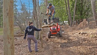 Starting With The Hardest Part Fencing Our Off Grid Mountain Property [upl. by Adikam721]