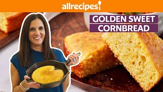 How to Make Golden Sweet Cornbread  Get Cookin  Allrecipes [upl. by Enaed831]