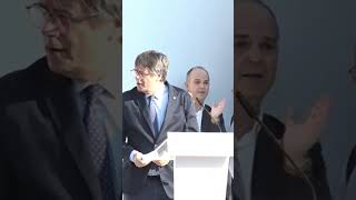 Herrera reacciona a la llegada de Puigdemont quotHa aparecidoquot [upl. by Abehs905]