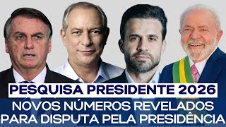 PESQUISA PRESIDENTE NOVOS NÚMEROS PARA ELEIÇÕES EM 2026 [upl. by Ahseeyt]