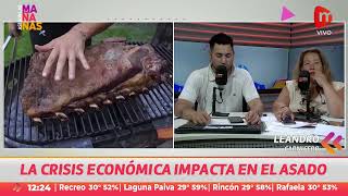 La crisis económica impacta en el asado [upl. by Rutan]