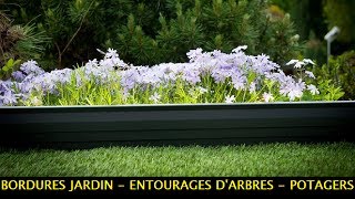 BORDURES JARDIN POTAGERS ET ENTOURAGES DARBRES ALUMINIUM  APANAGES [upl. by Dosia39]