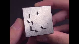 Wiron Cube ZeroTolerance Machining  HighPrecision Fidget Desk Toy [upl. by Yenolem]