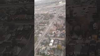 Flight Calgary  Winnipeg by Westjet Landing travel Canada calgary alberta westje [upl. by Lekim605]