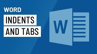 Word Indents and Tabs [upl. by Xet]