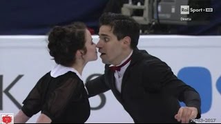 Anna CAPPELLINI e Luca LANOTTE World Championships 2017 Helsinki free dance 2° mance [upl. by Nahtanaoj]