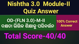 Nishtha 30 Module 2 Answer  Nishtha 30 Module 2 Answers  FLN Course 2 Answers [upl. by Atiras]