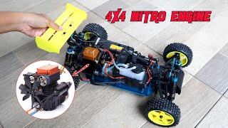 Assembling amp Running HSP NITRO ENGINE Offroad RC Vehicle for TOYAN FSS100A [upl. by Nosniv]