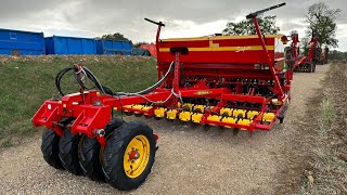 Vaderstad Rapid 300s Seed Drill  Walkaround [upl. by Enimzzaj]