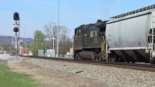 NS 41J departs N Rockwood siding to main after meeting NS 29F 33024 AC44C6M pulls solo [upl. by Soph223]