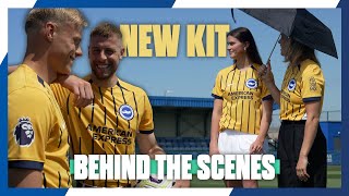 BEHIND THE SCENES of Brightons Away Kit Launch 👀 [upl. by Stoeber315]