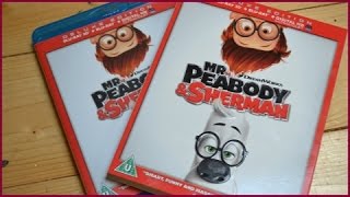 Mr Peabody amp Sherman 3D Bluray UK Unboxing [upl. by Bret949]