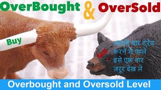 What is overbought and oversold level of any stock   Hindi [upl. by Hakon]