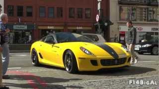 Ferrari 599 Novitec 848 Race in London [upl. by Maice]