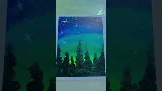 art rap music painting canvas forest nightdrawing subscribe artistdrawinglikecommentnext [upl. by Aoket]