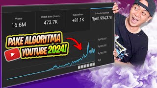 UDAH DITEST Bikin Channel Sesuai Algoritma YouTube 2024 [upl. by Jp]