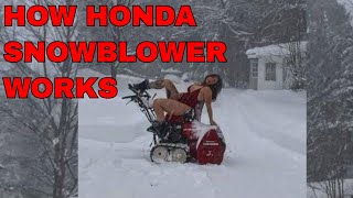 How The Honda Snowblower Works  HondaSnowblowerEnthusiasts311 [upl. by Atikal999]