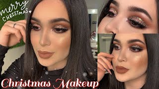 Maquillaje para Navidad SÚPER fácil y bonito STEP BY STEP ✨ [upl. by Imerej]