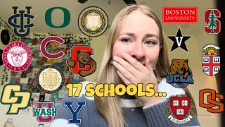 College Decisions Reactions 2024 ivies ucs more [upl. by Atteyek]