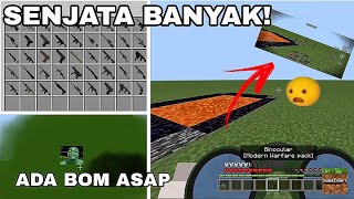 REVIEW MOD PERANG DUNIA TERKEREN DI MCPE SENJATANYA BANYAK BANGET CUY [upl. by Dagnah]