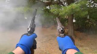 Remington 1858 New Model Armys POV firing [upl. by Nad]