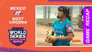 Game Highlights West Virginia vs Mexico  Junior League Softball World Series [upl. by Derdlim]