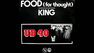 UB40  Food For Thought With Lyrics [upl. by Orat]