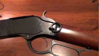 CimarronUberti 1873 Winchester Saddle Ring CarbineClose Up Look [upl. by Nere32]