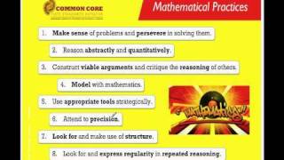 Common Core Standards  Mathematical Practices Part 1 of 2 [upl. by Anitaf897]