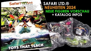 Safari Ltd ® Neuheiten 2024  Neue Figuren Unboxing Vorschau  Katalog Infos [upl. by Kennet]