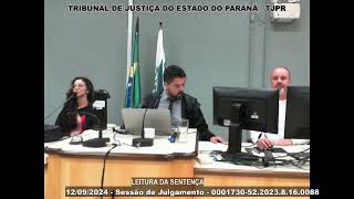 SESSÃO TRIBUNAL DO JÚRI DA COMARCA DE PARANAGUÁ  12092024 [upl. by Waxler529]